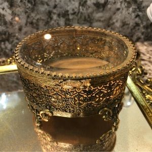 Vintage Jewelry Ormolu Box